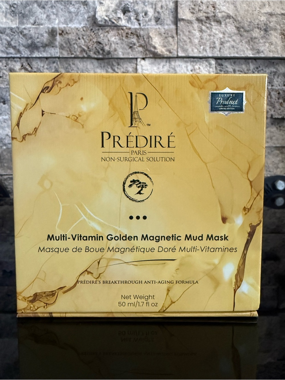 ✨Prédiré Paris Multi-Vitamin Golden Magnetic Mud Mask - Brand New Factory Sealed - Picture 2 of 12